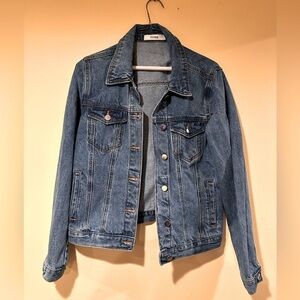 NWOT justfab- Jean jacket size medium